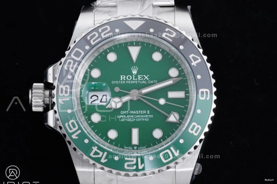 New LHD Oyster 126729 1:1 Sprite Edition II VTNR Best Master V2 SS 904L on SH3285 ARF Bracelet GMT 0508
